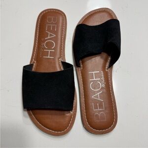 BEACH By Matisse Single Strap Sandals Size 7
Black